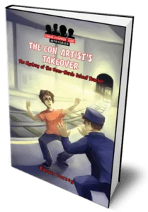 Unusual Words for Tweens - Flumadiddle 3 The Con Artist's Takeover Mystery Book Cover
