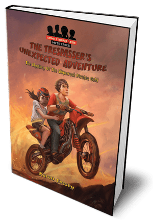 Trespasser's Unexpected Adventure Book for Middle Grade Kids. Find it in a good children's bookshop