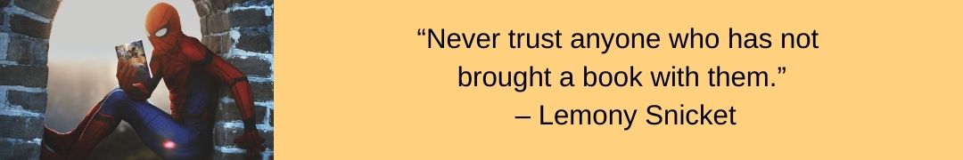 Reading quote: View the book in the picture